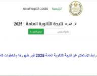 نتيجة الثانوية العامة 2025 بأسماء ورقم الجلوس ـ مصر اليوم العربية 