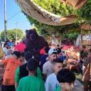 توافد المواطنين حديقة الأسرة والطفولة لقضاء اوقات ترفيهية ثاني أيام عيد الاضحى