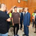 رئيس جامعة أسيوط يتابع اختبارات القدرات بكلية علوم الرياضة-جريدة مصر العربية 