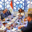 وزيرة التنمية المحلية تستقبل وفد من شركة ازري العالمية -جريدة مصر العربية 