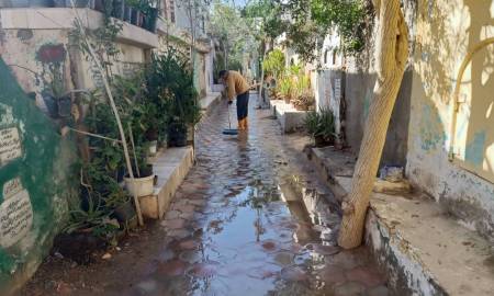 رئيس مدينة دسوق يوجه بحملة مكثفة لرفع تراكمات مياه الأمطار من مقابر دسوق - مصر اليوم العربية 